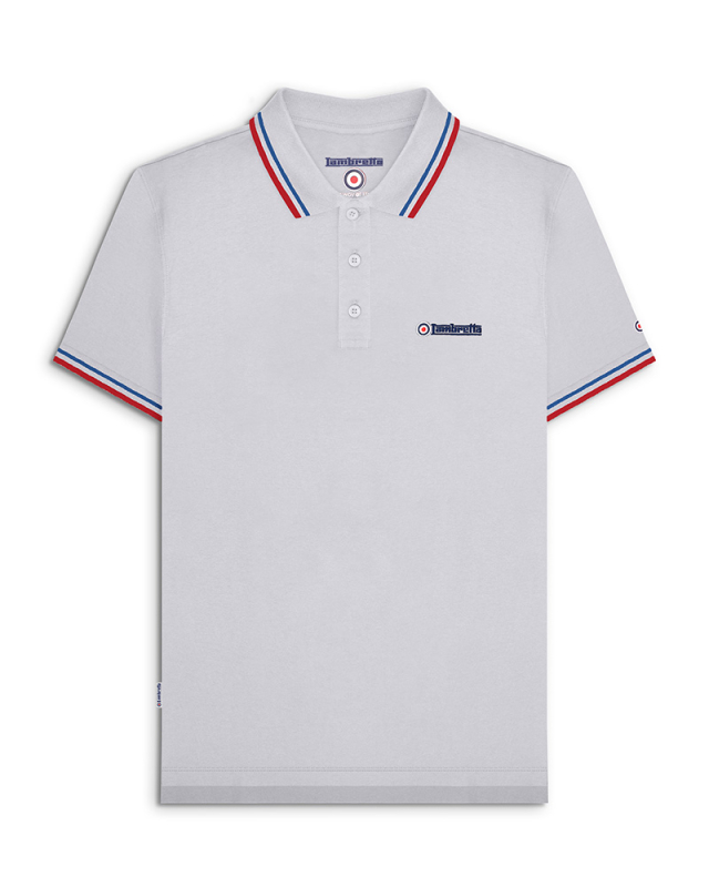 Twin Tipped Polo Grey(Dark Blue/Red)