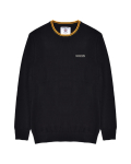Tipped Knitted Jumper Black/Gold