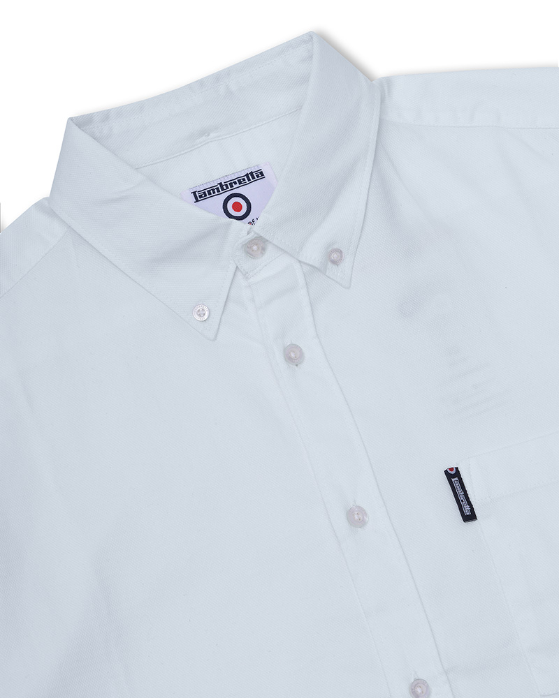 L/S Textured Shirt White