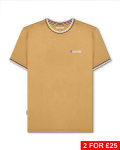Twin Tipped Pique Tee Sand