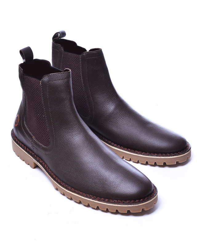 Lynx Leather Chelsea Boot Brown