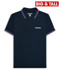 Big & Tall Twin Tipped Polo-Navy (HRV)
